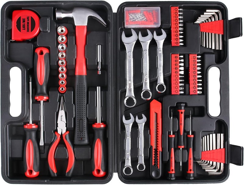 Winner 175-Piece Multi-Purpose Automotive and Household Tool Kit in Toolbox Storage Case, Perfect for General Home and Auto Repairs, House DIY Project, Garage, Car, Travel Emergency, Housewarming Gift - Image 2